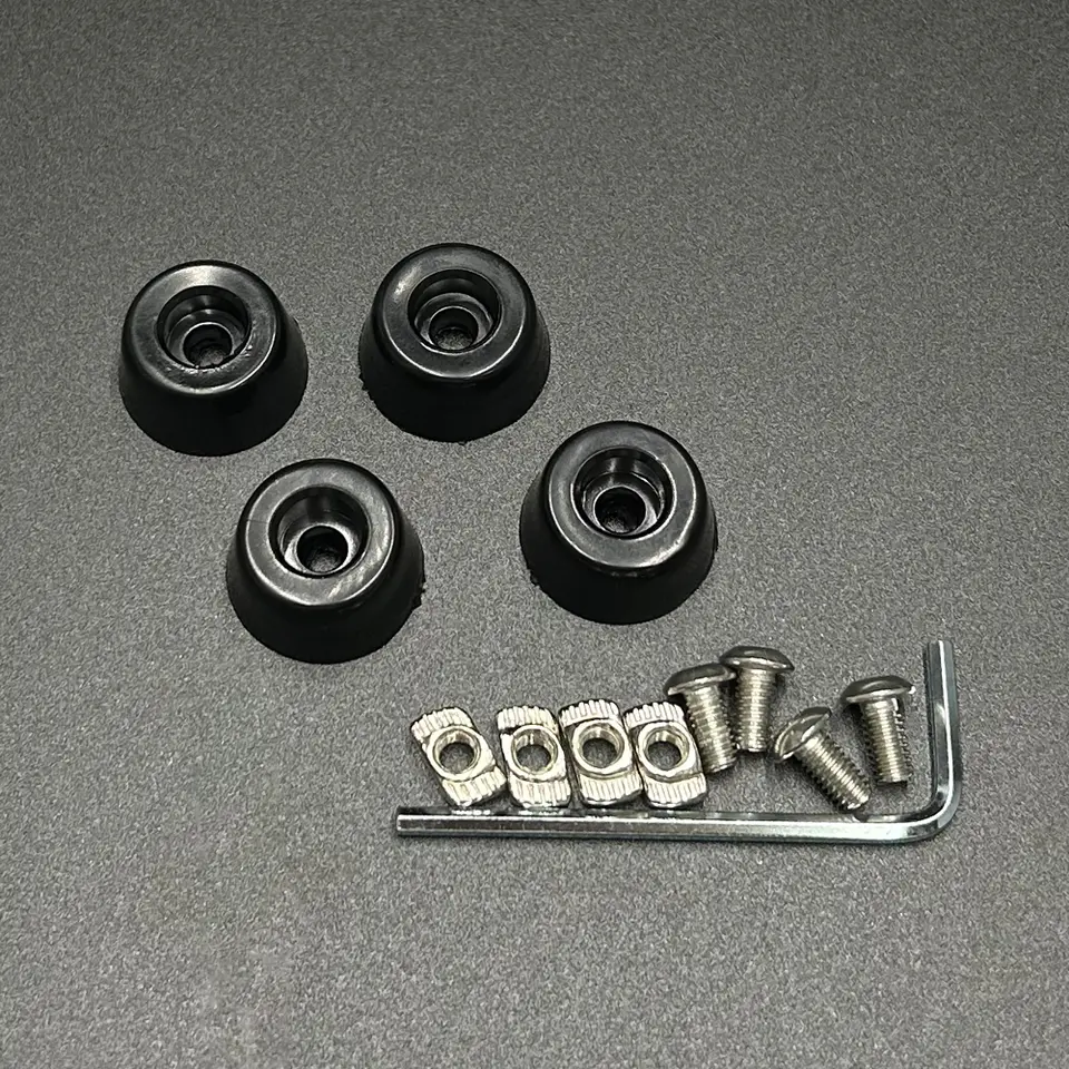 3D Printer Part 4/8 Set Antivibration Feet For Anti-vibration Rubber Landing Mat Feet For Lab X1 P1P Ender 3 CR10 3D Printer image 2