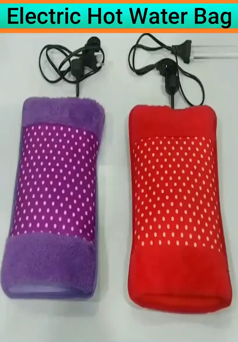 Electric Hot Water Bag pain remover - Multicolour