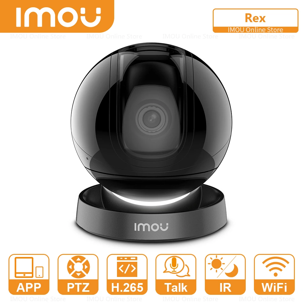 

IMOU Rex Auto-Cruise Wifi IP Camera PTZ Star-light Night Vision Privacy Mask Two-way Talk Smart Tracking Ethernet Port