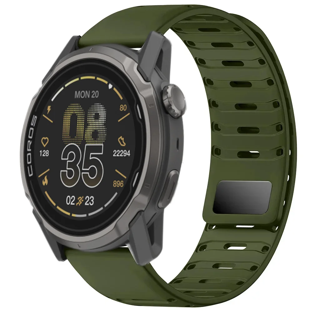 22mm Magnetic Buckle Silicone Watch Band - Versatile Wristband with Upgraded Design