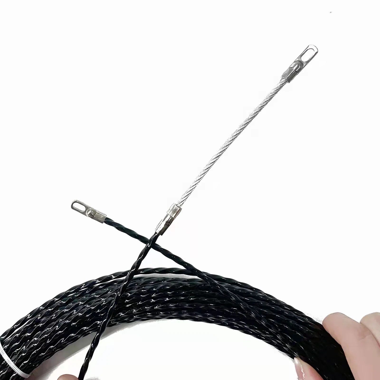 4.3mm 30m PET Cable Puller Electrical Wire Fish Tape Duct Rod Lead Device Construction Electrician Through Wall Threader Kit