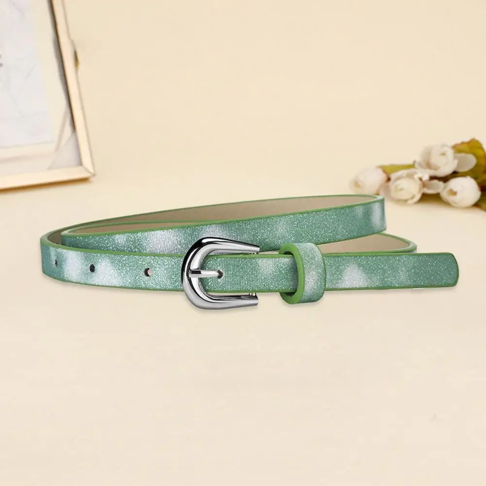 Children Dreamy Belt Kids Sequin Belt Stylish Kids with Multi Holes Design Sequin Decorated for Jeans for Children