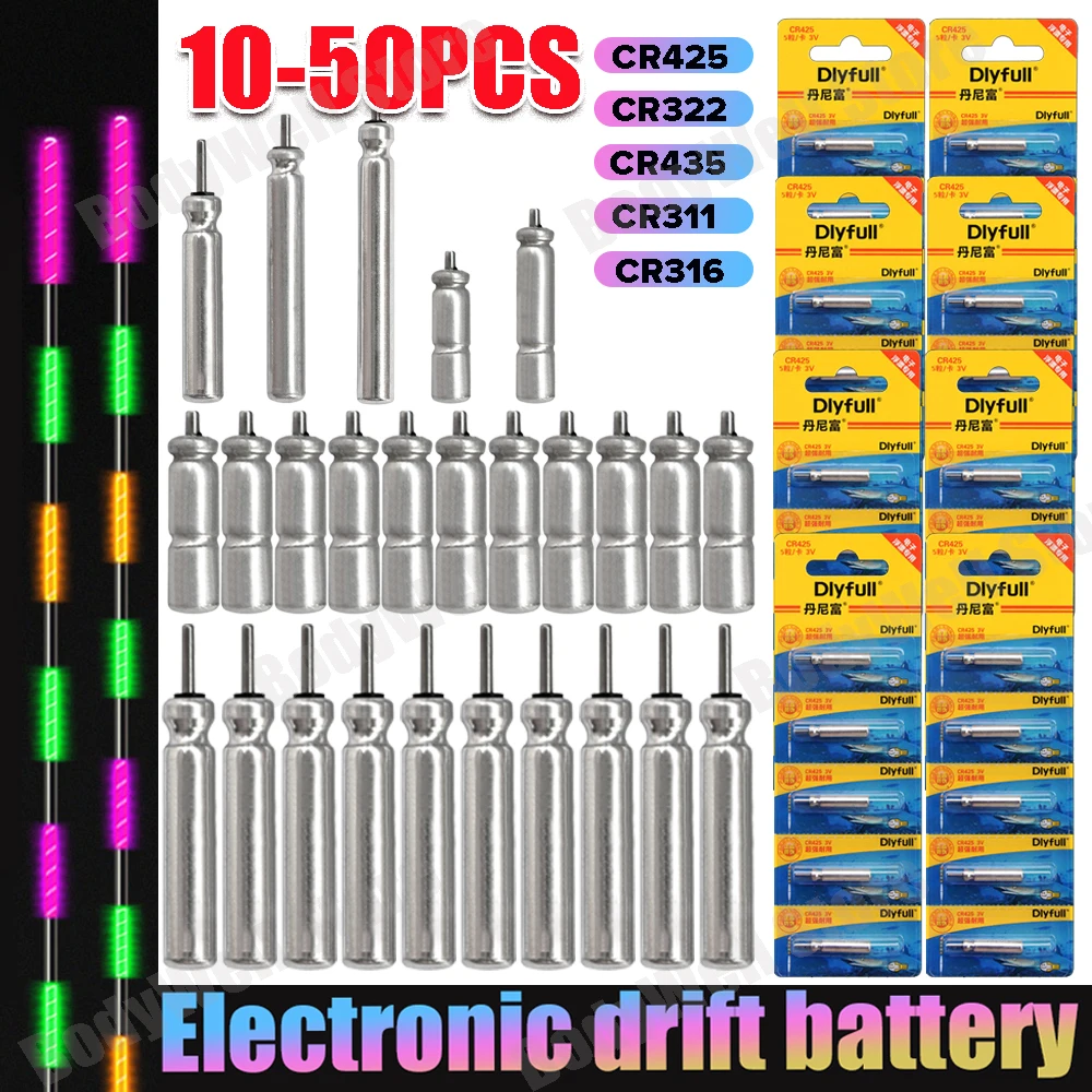 Fishing Floats Fishing Tackle 10-50PCS Night Fishing Floats Light Luminous CR425 CR311 CR316 CR322 C311 3.6V Lithium Battery Charger Set Buoy Tools battery charger,fishing tackle,fishing float,fishing floats,fishing bobber,fishing buoy,lithium battery,fishing light,fishing light stick