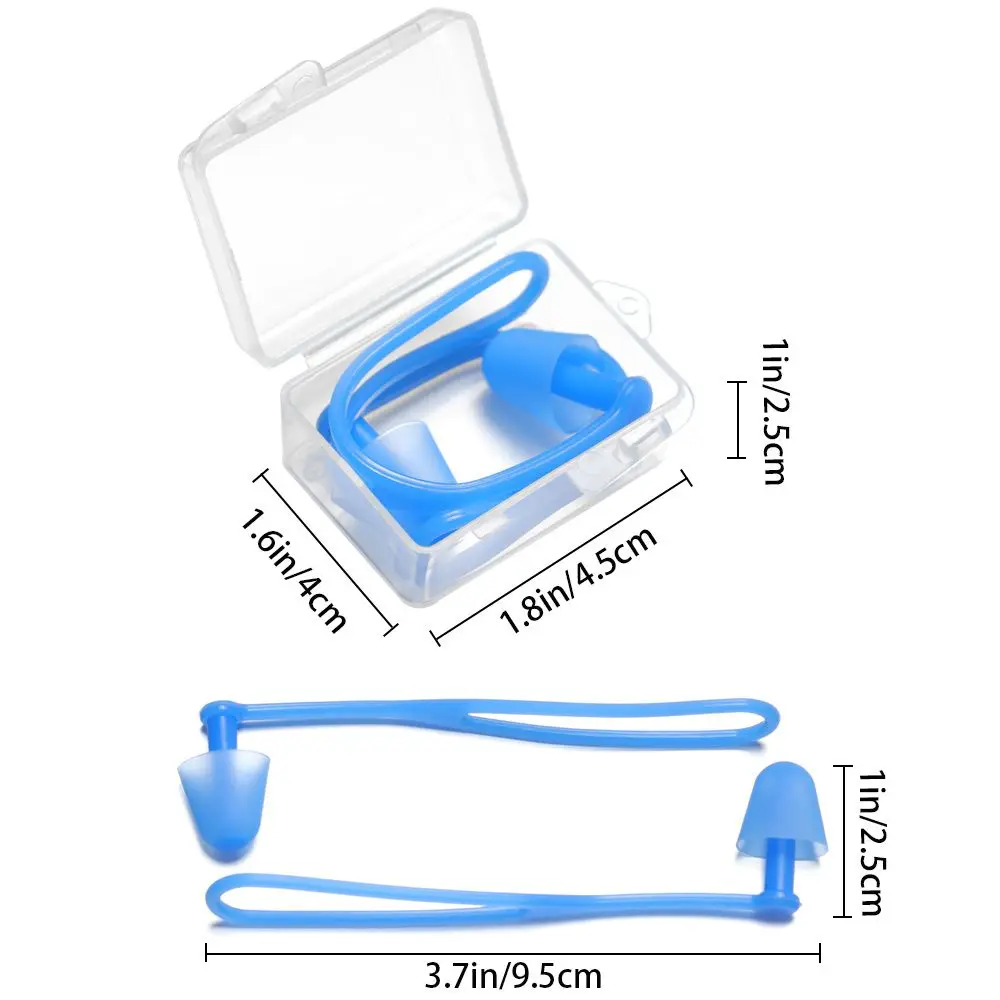 Soft Swimming Earplugs Case Protective Prevent Water Protection Ear Plug Waterproof Soft Silicone Swim Dive Supplies 6