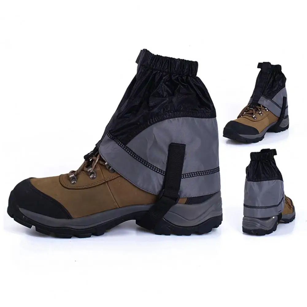Waterproof Boot Gaiters Waterproof Leg Gaiters for Outdoor Enthusiasts Adjustable Lightweight Low Ankle Guards for Boots Shoes