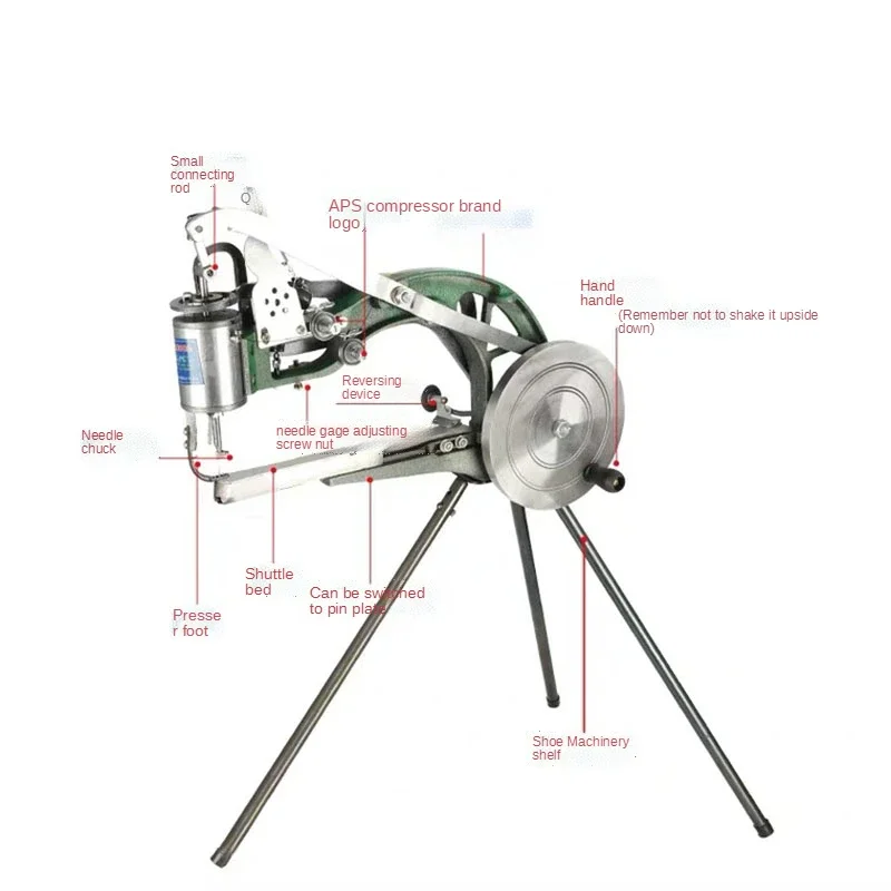 Manual Industrial Shoe Making Sewing Machine Equipment Easy To Carry Sewing Machine Shoe Repair HOT