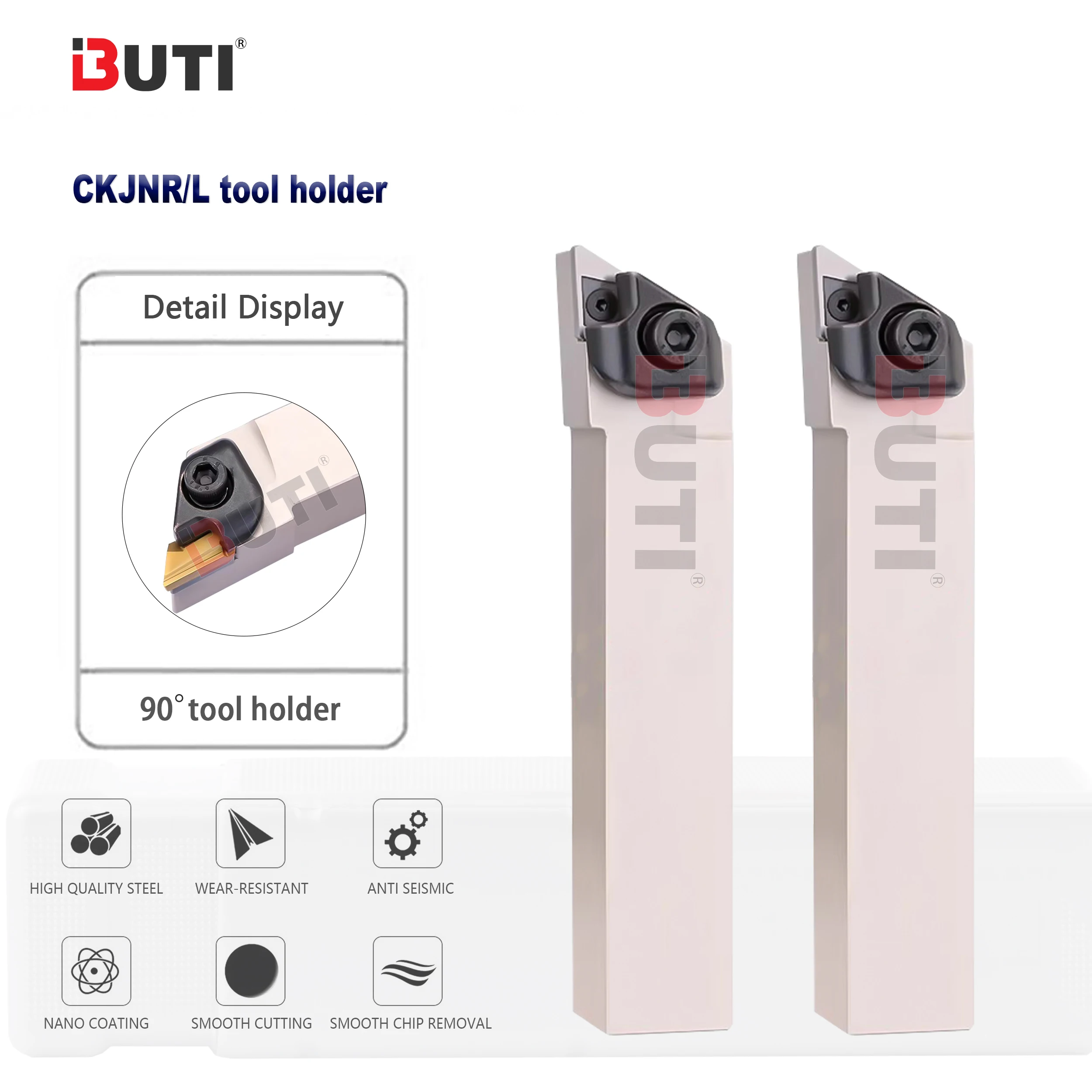CKJNR/L2020K16 CKJNR/L2525M16 Externe numerische Werkzeughalter für die CNC-Bearbeitung CKJNR/L Drehwerkzeughalter, geeignet für KNUX1604-Schneidplatten