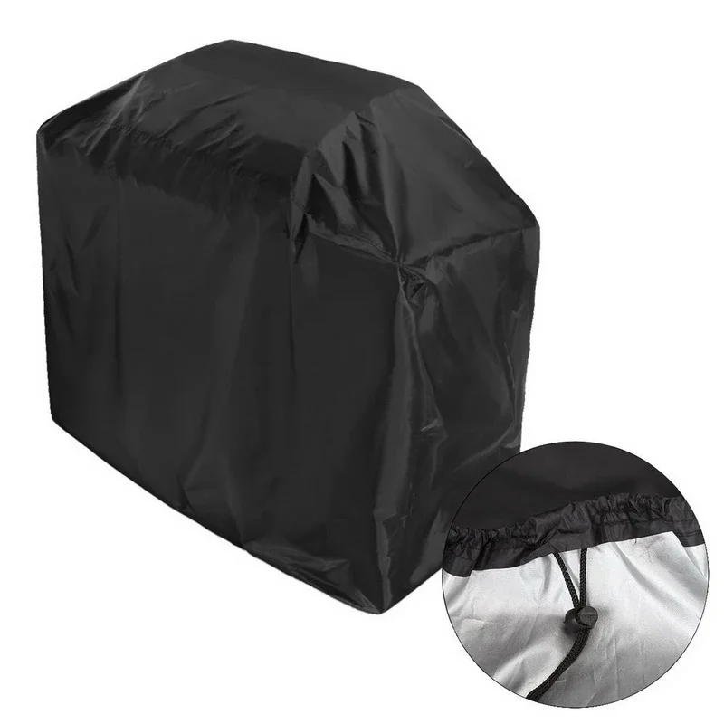 Round waterproof oven cover BBQ Cover Anti-Dust Waterproof Heavy Duty Charbroil Grill Cover Rain Protective Barbecue Covers