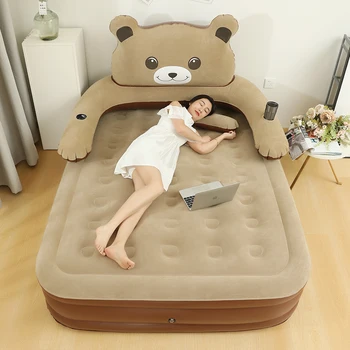 수면 요법 팽창식 매트리스, 침실 토퍼, 보조 캠핑 매트리스, 접이식 여행 가구