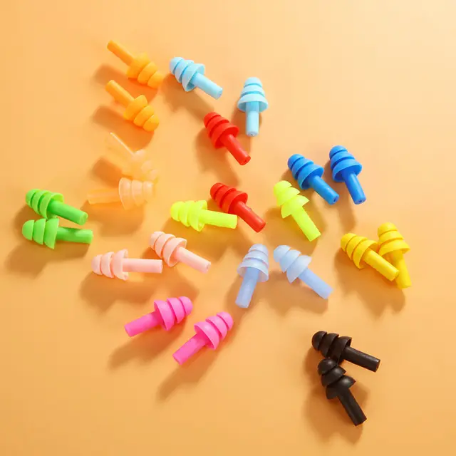 10 Pairs Silicone Ear Plugs