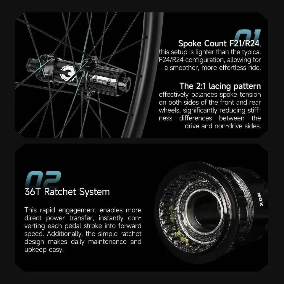 Elitewheels-超軽量ロードディスクホイールセット,カーボン