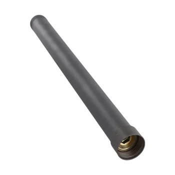Asta di prolunga per doccia rotonda Staffa per doccia Prolunga per doccia da 30 cm Tubo di prolunga grigio Tubo di prolunga extra nero Accessori per il bagno