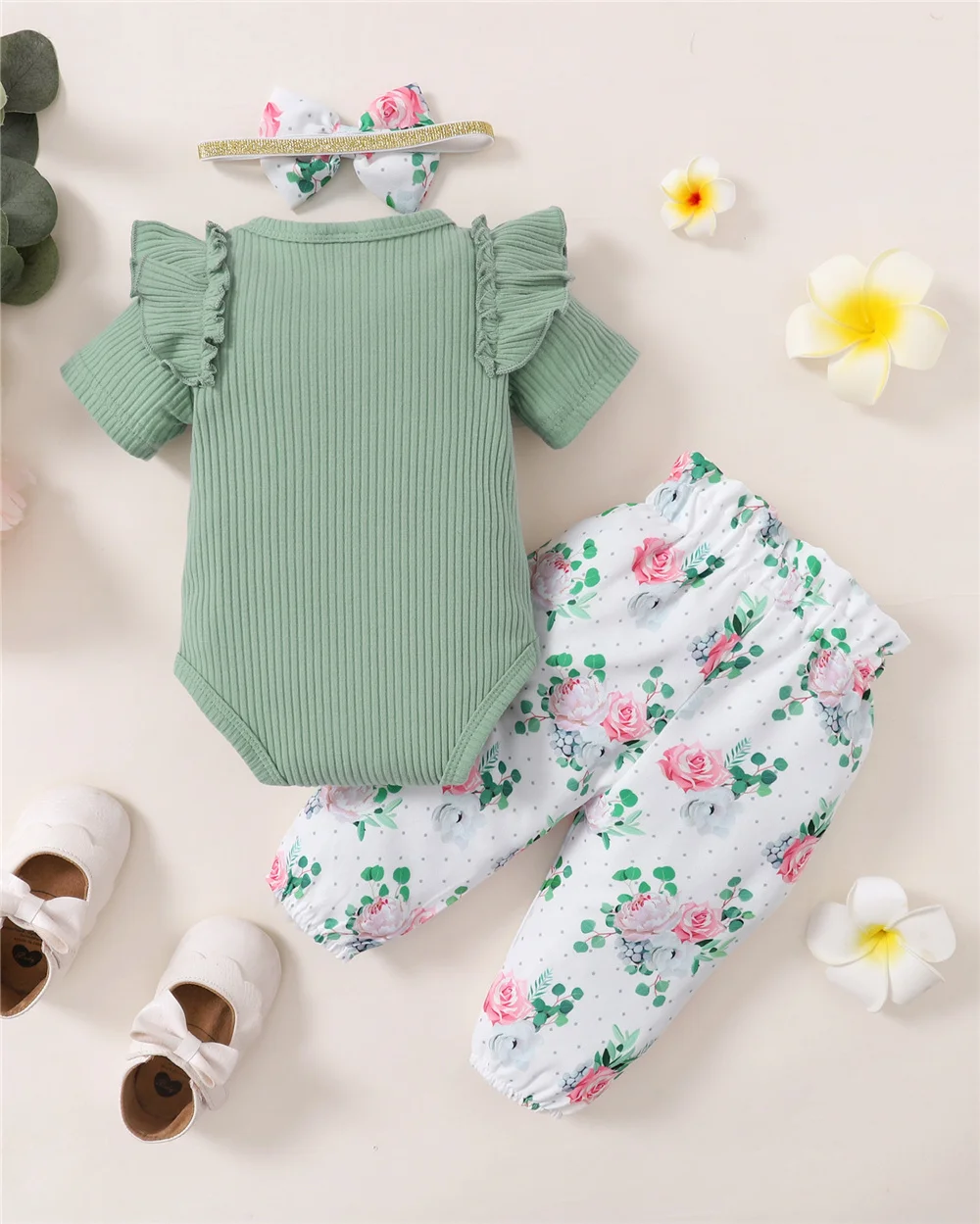 3PCS Baby Girl "Mommy’s Little Girl" Outfit 6