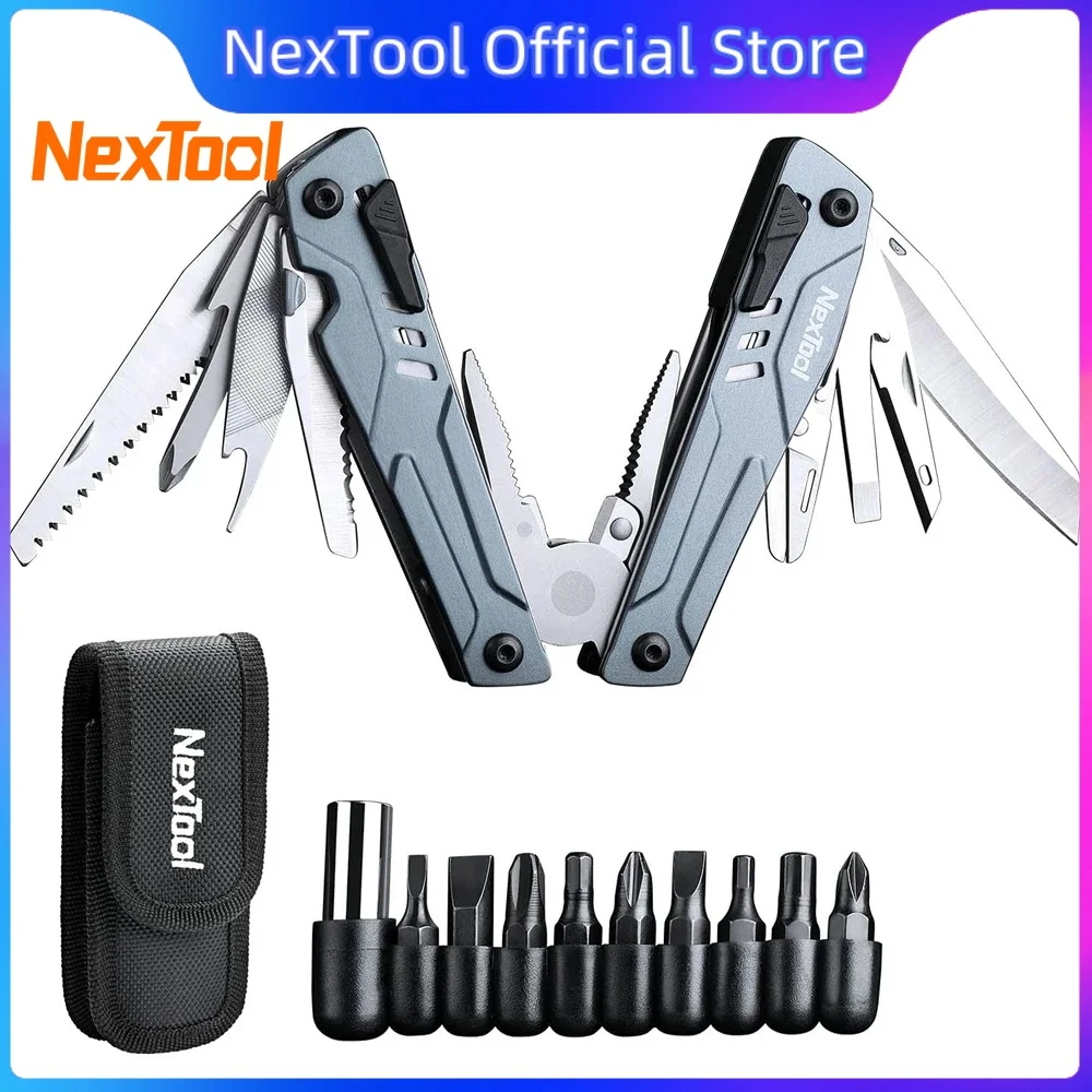 NexTool-Sailor Pro 14-In-1 다기능 도구 접이식 펜치, 캠핑 하이킹 휴대용 가위 오프너 스크루 드라이버 다목적 도구 톱