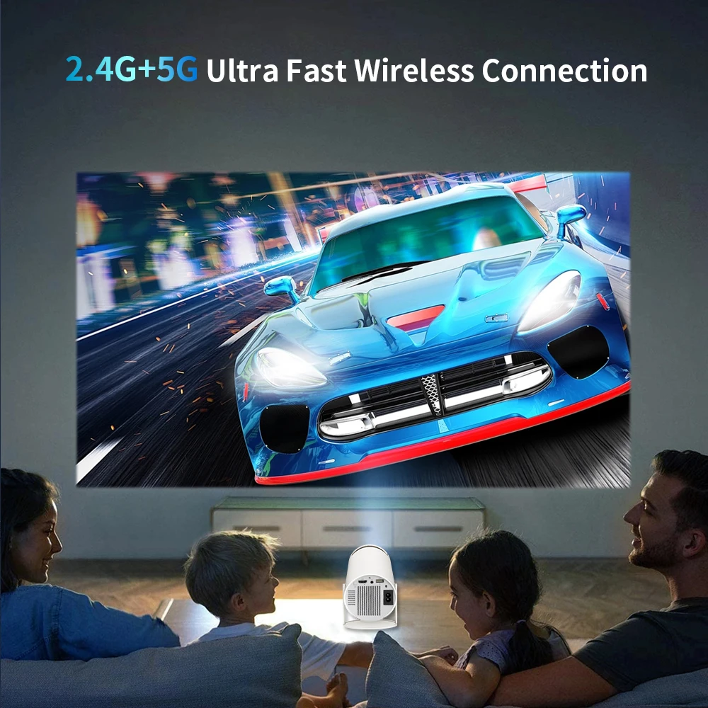 MP3 3D Game Projector 2 in 1 F300 Controller Gamepad Android 11 5G WIfi Playstore Home Cinema Outdoor 4k portable