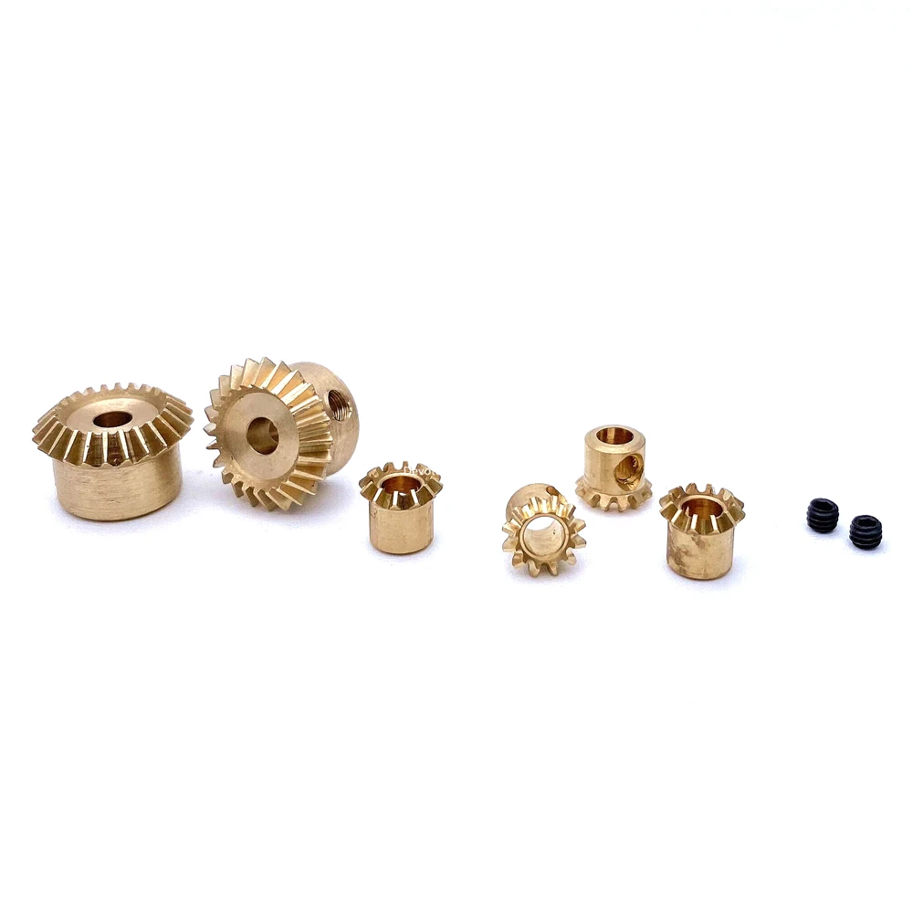 1:1 Precision MINI Bevel Gear 0.3/0.4/0.5/0.8/1M 90-Degree Transmission Brass Model Static Change Accessories motor gear transmission gear electric bike gear cassette deck tape gear electric chain saw gear