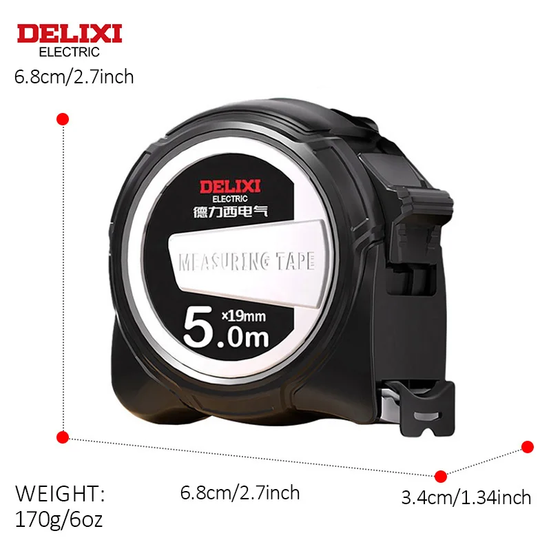 Tape Measure 5M*25MM/5M*19MM ABS Thickened Hard Anti Drop Shell Durable Meter Ruler Box Ruler For Household tape measure measuring tape measuring ruler