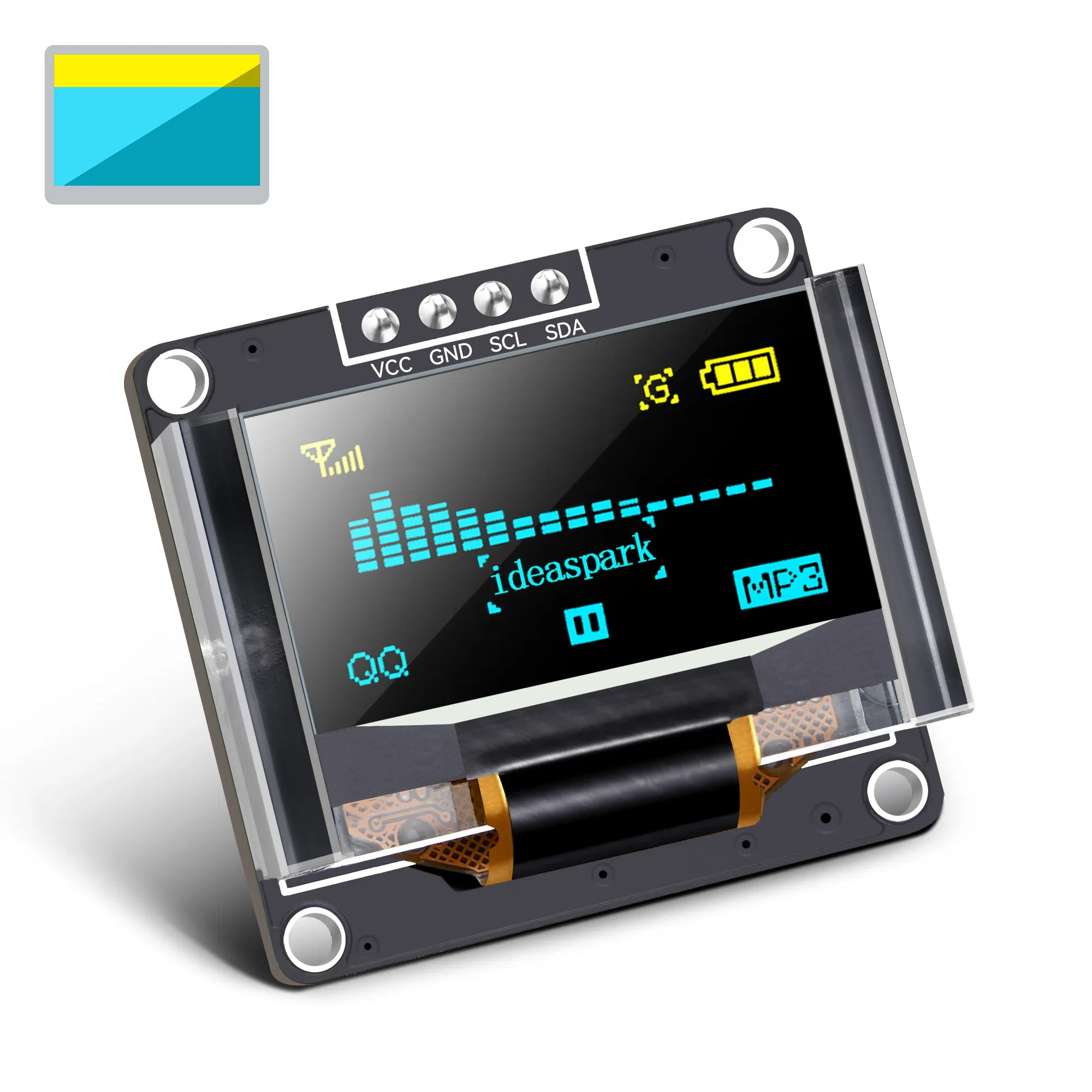 0.96'' OLED 128X64 Dots LCD Display With SSD1306 Driver IC - OLED - View #5