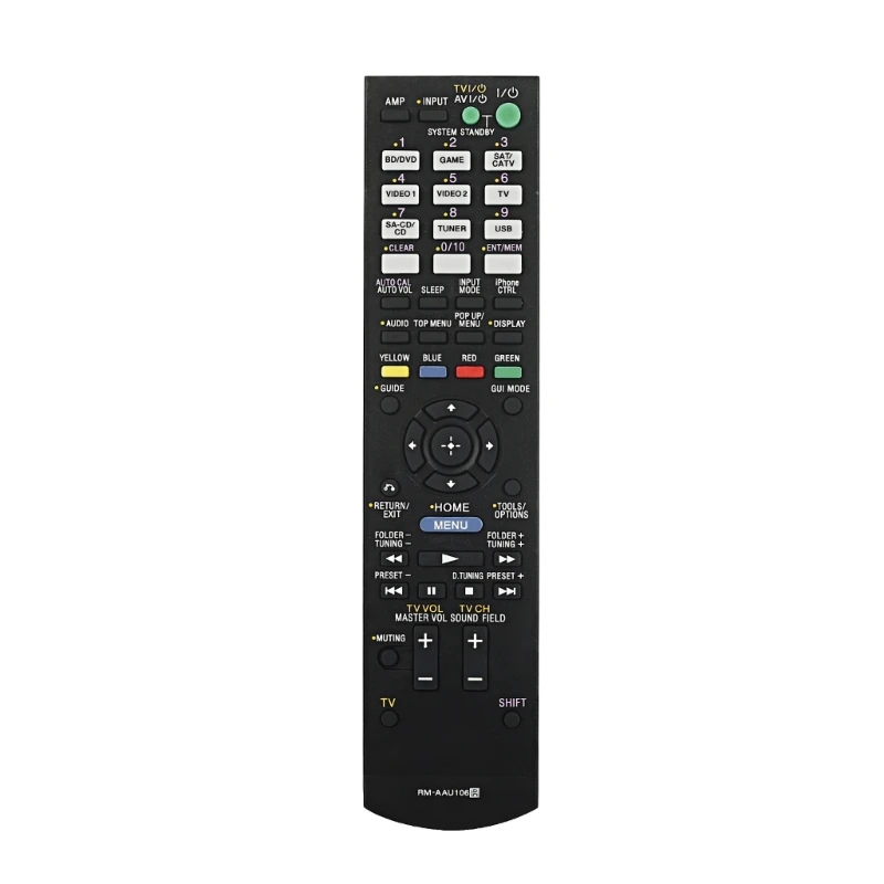 

Durable Remote Control for RM-AAU106 Home Theater Big Button Silm Controller