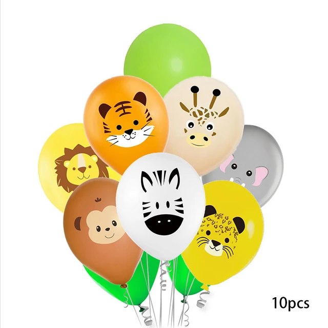 Ballon Hélium Anniversaire Animaux Tigre