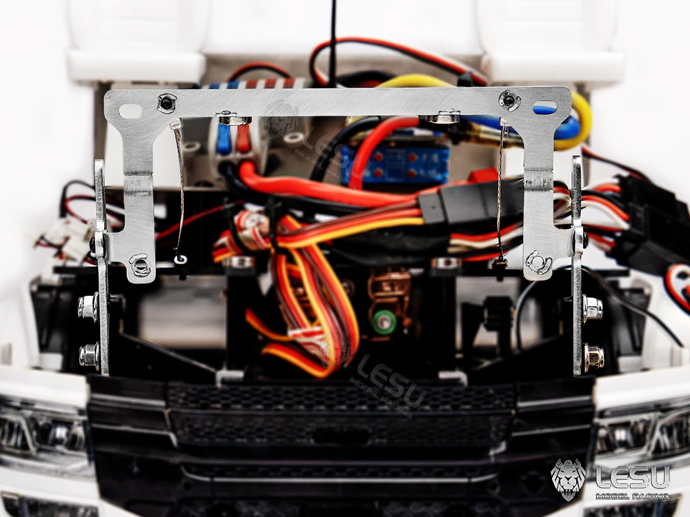 Loseblatt-Halterung 1/14 Metall-LKW-Modell für Tamiya Traktor 770S Kabinenzubehör G-6271 – Detail 6