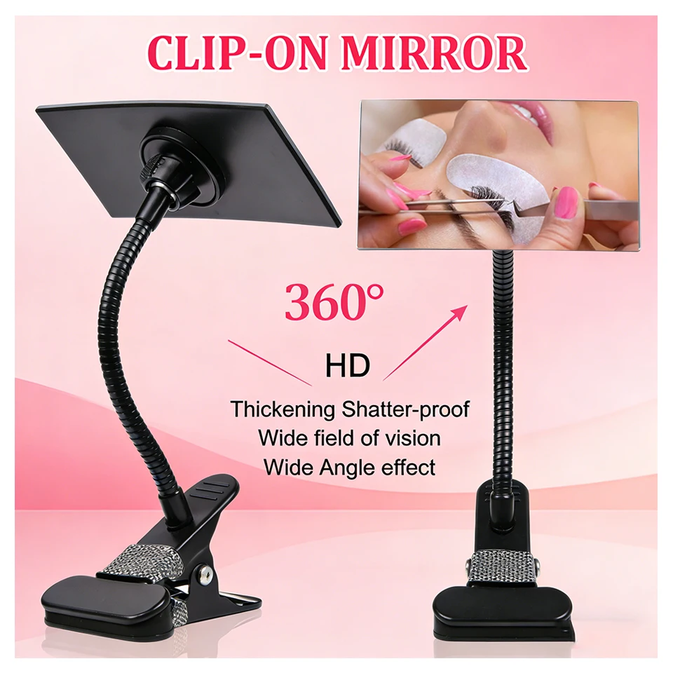 Enhanced Rotatable Clip-On Mirror