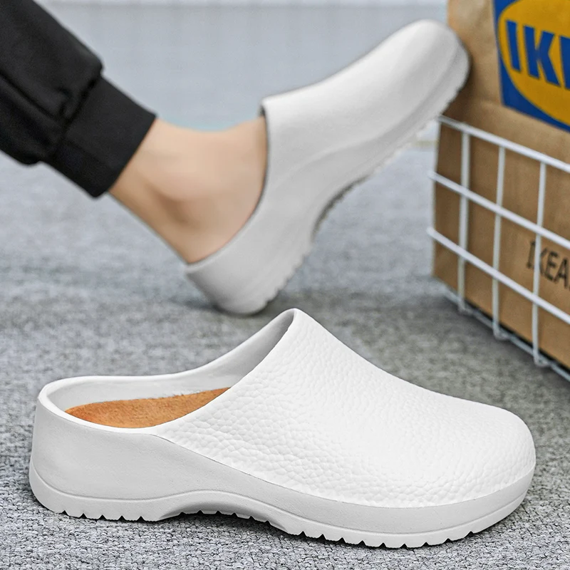 Casual Shoes Chef Shoes Unisex Four Season Fashion Waterproof Anti-slip Hotel Kitchen Work Shoes Comfortable Soft Soled Walking