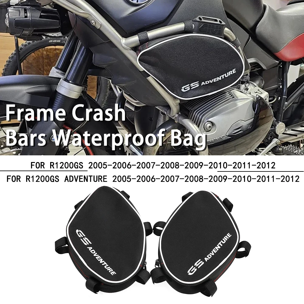 

Frame Crash Bars Waterproof Bag Bumper Repair Tool Bag For BMW R1200GS Adventure GS 1200 2005 2006 2007 2008 2009 2010 2011 2012