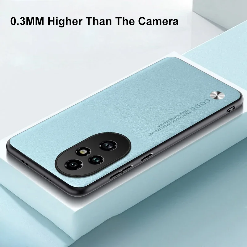 Luxury PU Leather Matte Silicone Phone Case - Full Protection Back Cover