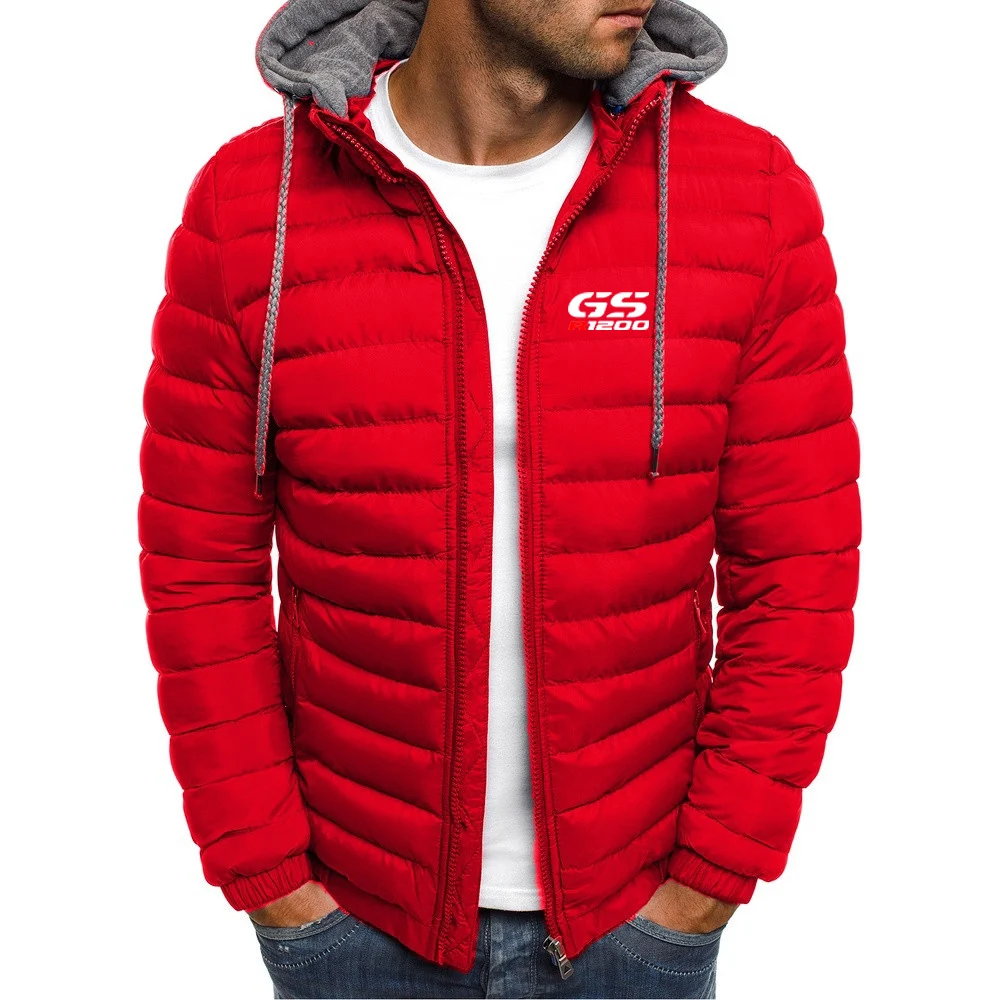 Фото Хлопковая ткань для мужчин с капюшоном, Классическая Chaqueta с cremallera de siete colores, GS adventure, Отон, 1200 №2