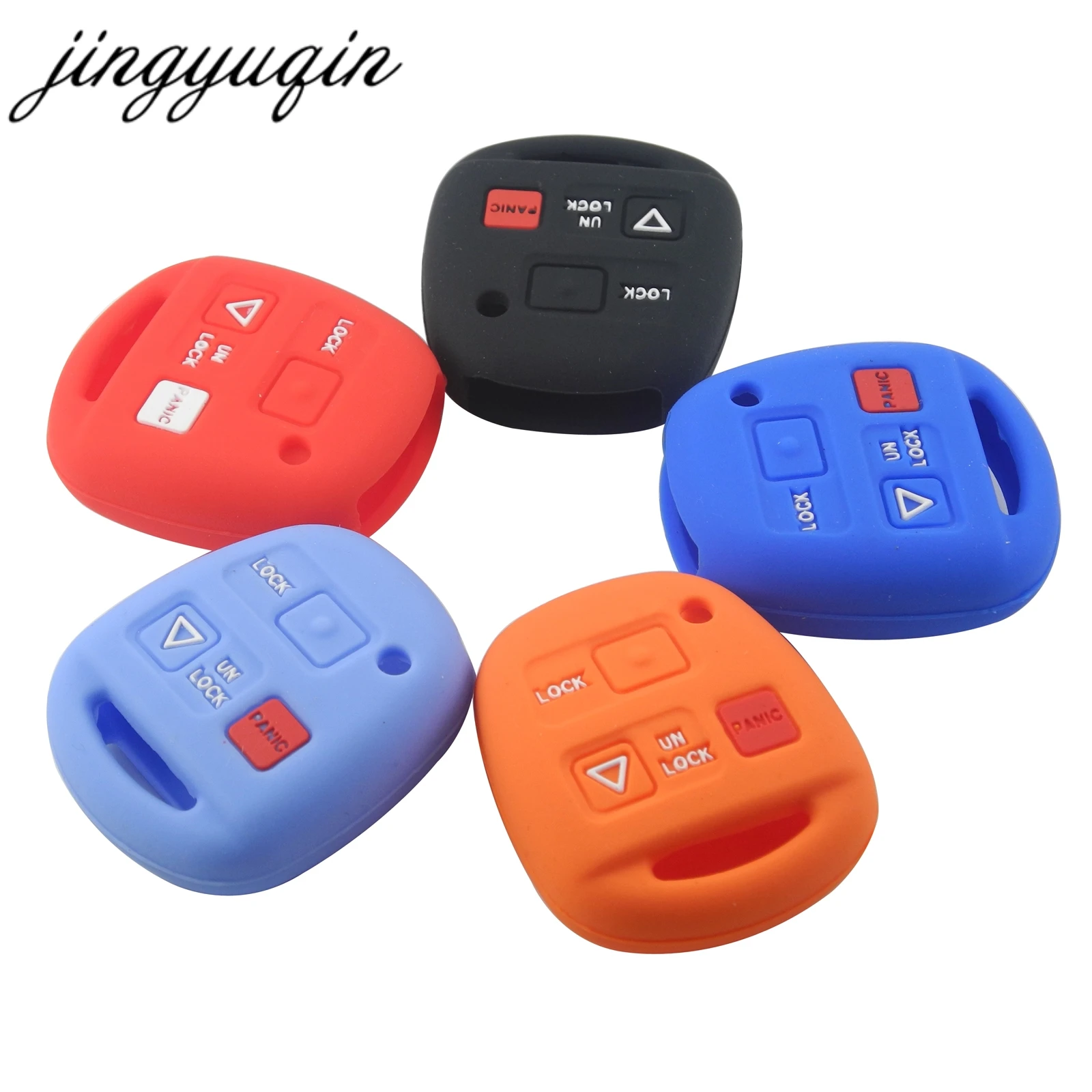 Keyforkess per Lexus Fob P/N: 50171 ASK 433MHz 4D68 Chip telecomando testa chiave auto 3 pulsanti TOY48 sostituzione lama non tagliata - S2a9abeb082a44f83ada479c3a6f45c626