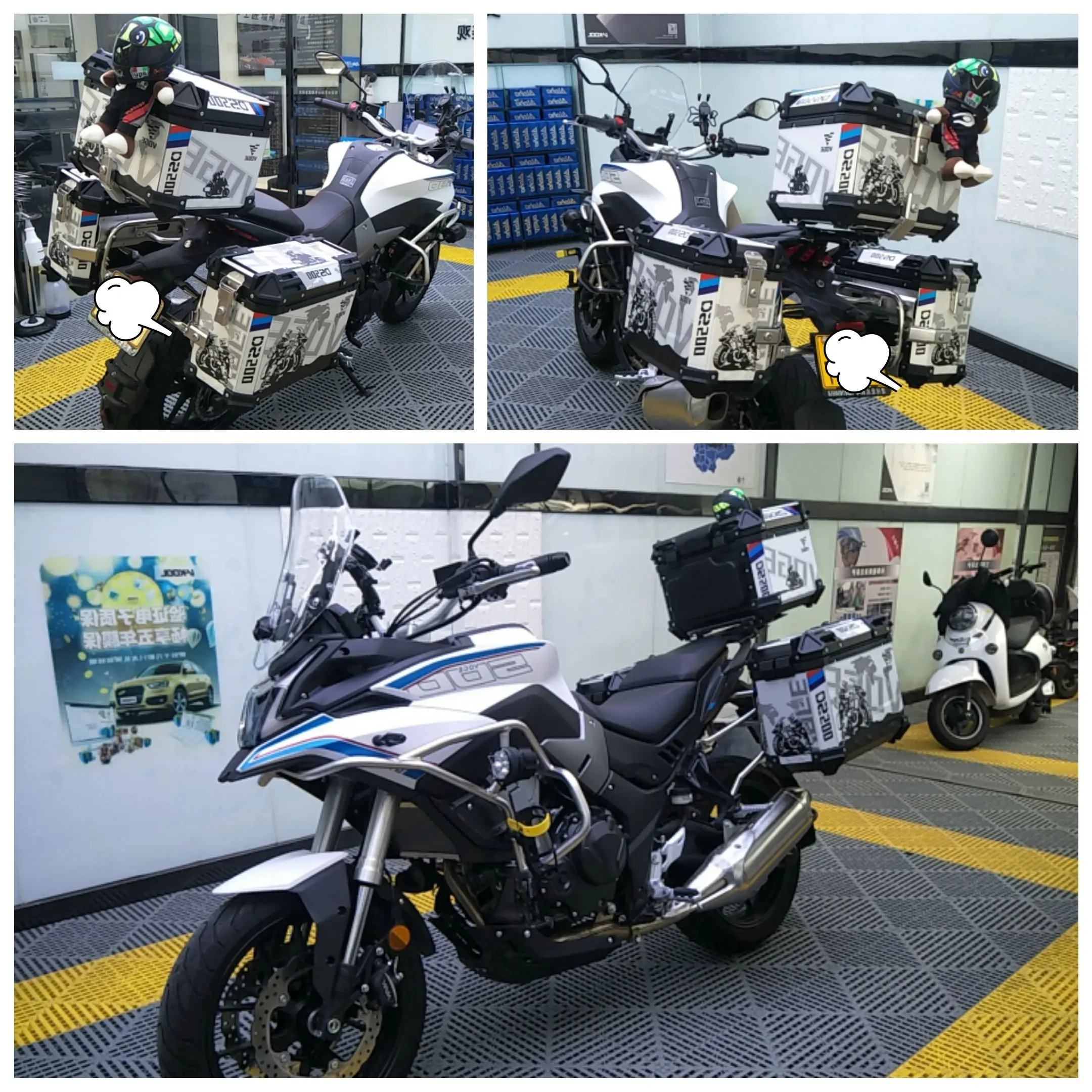 Наклейки на боковую коробку для Loncin Voge 500DS 650DS LX500 500X 400X 502X |