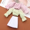 New Fashion Doll Clothes T-shirt Skirt Candy Color Pants Dolls Dress For 29CM Girl Clothes Casual Wear Dolls Accessories 5