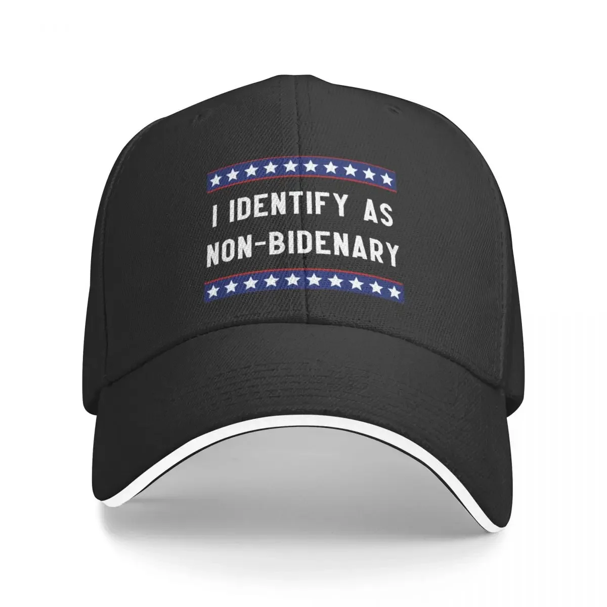 

I Identify As Non-Bidenary Baseball Cap Golf Cap Beach Outing Dropshipping Sunhat Mens Hats Women's