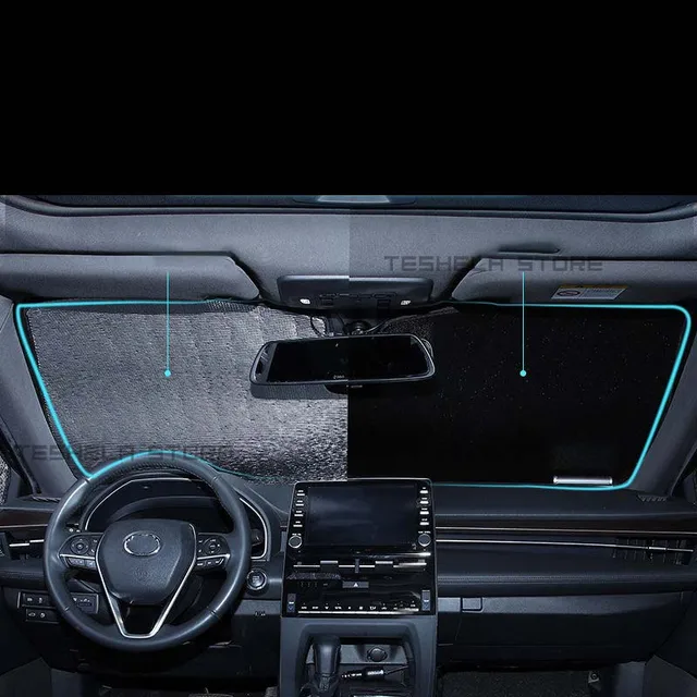 A Chery Tiggo 8 Plus Sunshades Uv Protection Függöny Napsütéses Film Visor Első Szélvédő Borítója Protector Autó Kiegészítők - Image 2