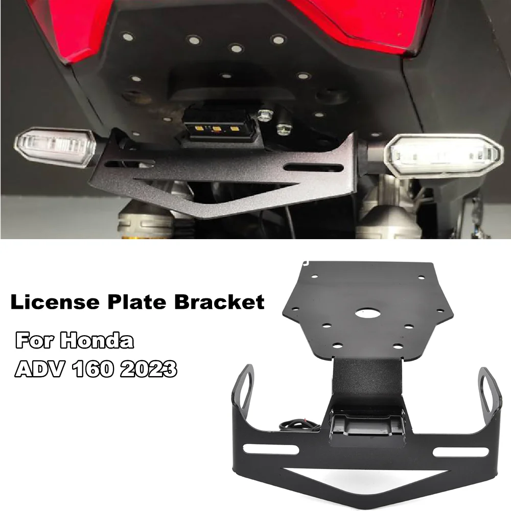 

For Honda ADV160 ADV 160 2023 Motorcycle Tail Mount License Plate Bracket Rear Bracket Accessories