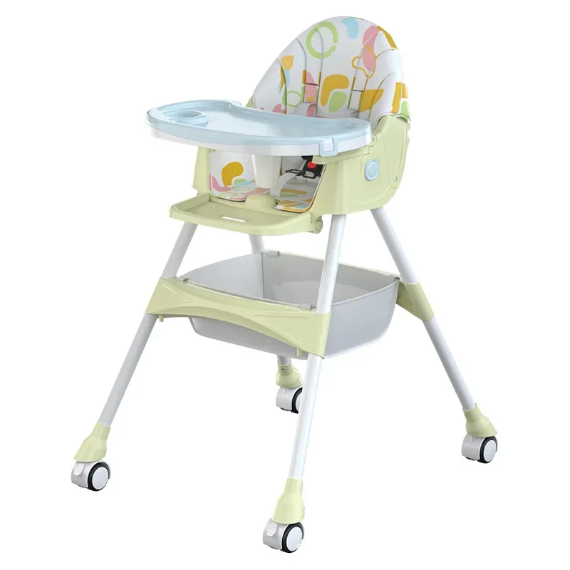 Baby Dining Chair Children's Chair Fold Multifunctional Portable Household Baby Table Learning Seat