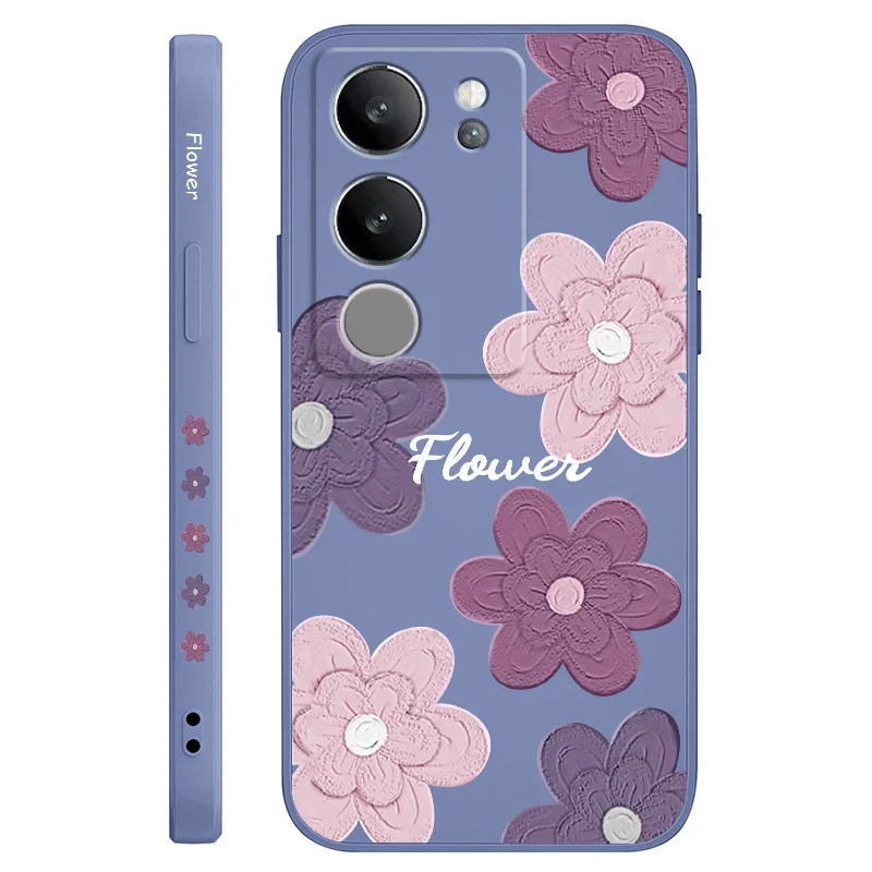 Elegant Mottled Flowers Phone Case - Vibrant & Stylish Design
