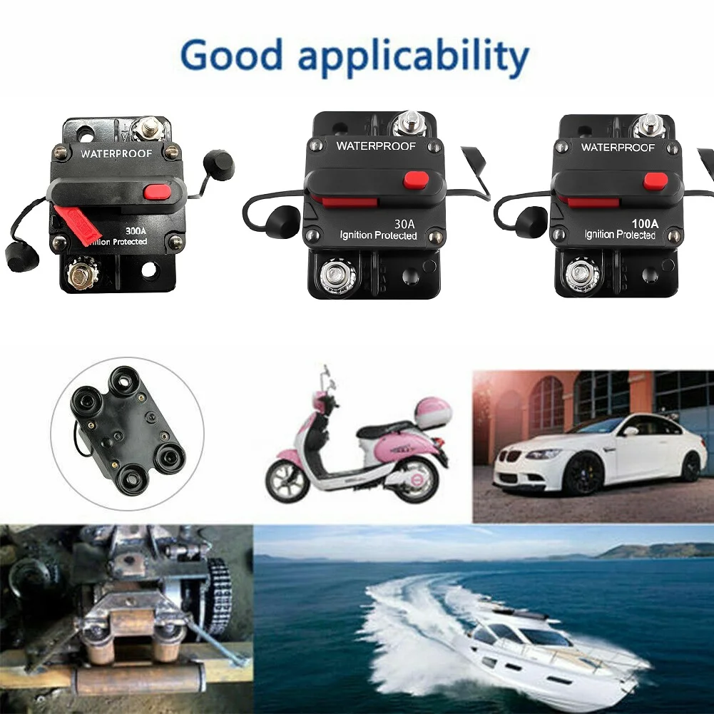 Disjoncteur Mini 15A étanche - Protection Batterie 12V-32V Pour Voiture, Bateau, Solaire