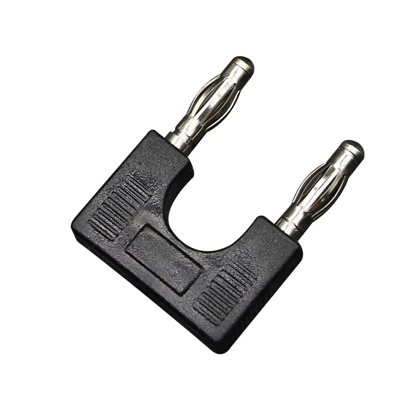 8pcs/4mm Banana Plug Terminal Electrical Connector Short-circuit Plug Couple Jumper Instrument Test Line Socket Adapter