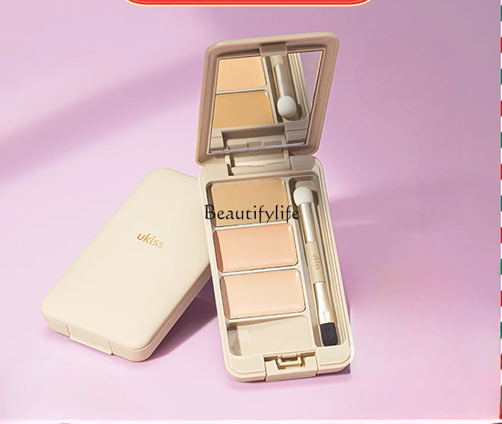 

Three-Color Liquid Concealer Plate Cover Face Dark Circles Acne Marks Tattoo Student Beginner