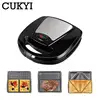 Multifunctional 3 in 1 Waffle Sandwich Panini Baking Machine Household Breakfast Maker With Non-stick Grilling Plate 110V 220V 2
