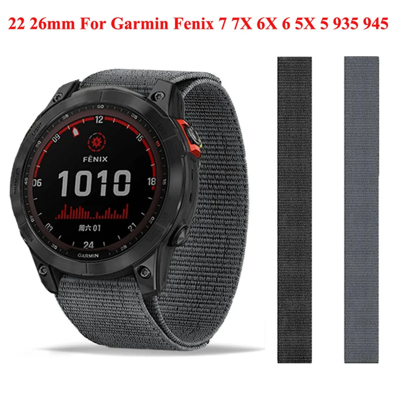 Garmin Fenix 6x Nylon Strap Garmin Fenix 6x Pro Straps Garmin Fenix 3hr Strap 26 Aliexpress