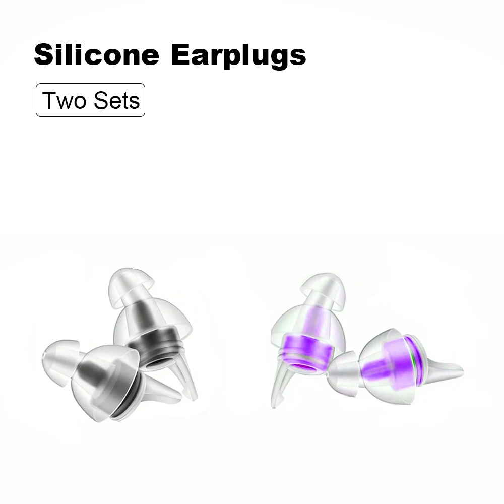 High Fidelity Reusable Earplugs for Concerts & Musicians - Premium Noise Reduction & Hypoallergenic Protection