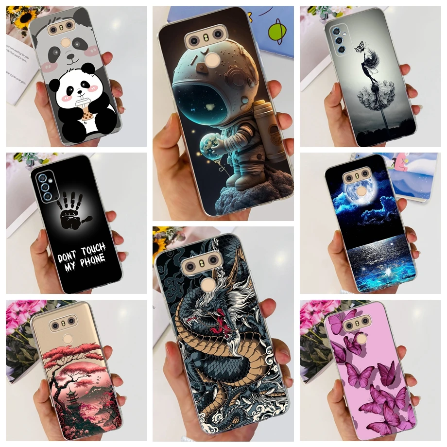 Custodia per LG K11 / LG K10 2018 (5,3 Pollici) MaiJin Morbido TPU Cover Cristallo di rocca Trasparente Anti Scivolo Protezione Posteriore Cover