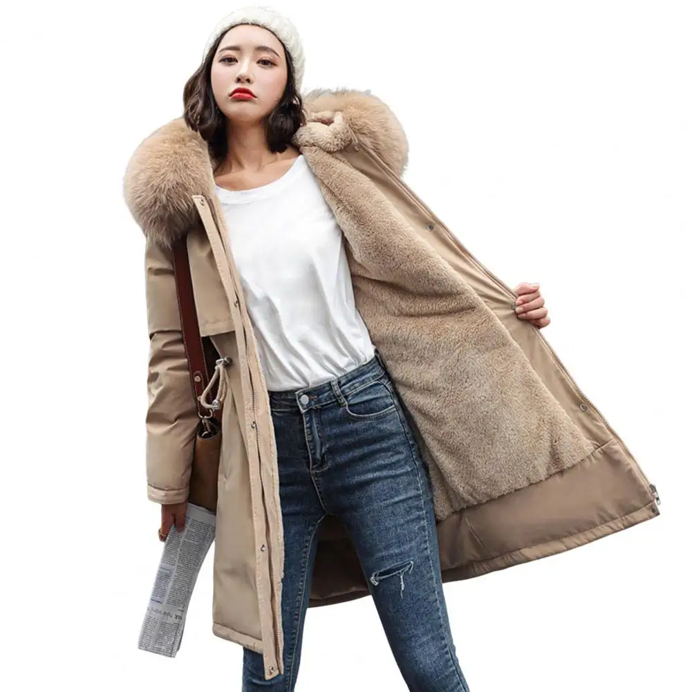 Abrigo Acolchado Mujer Elegantes Otoño Invierno Caliente Chaqueta