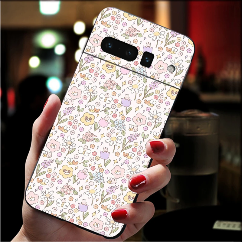 Charming Floral Design Phone Case