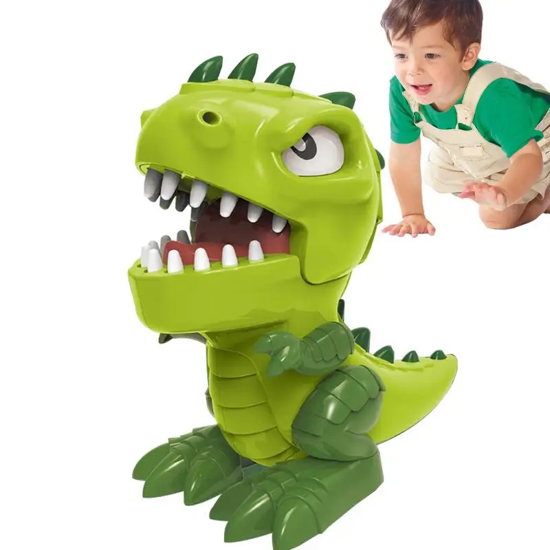 

Dinosaur Biting Finger Game Small Tabletop Board Tricky Game Dentist Biting Finger Games Cute Funny Toys Push Tooth Down Game