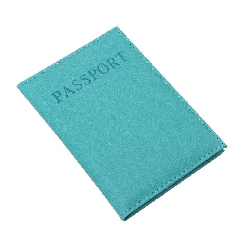 

Faux Leather Travel Passport Holder Cover Unisex Card for Case Man Cards Hold