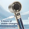 120 Gears Handheld Fan Portable 120 Wind Speed Mini Bladeless Hand Fans Rechargeable Office USB Electric Fan 4